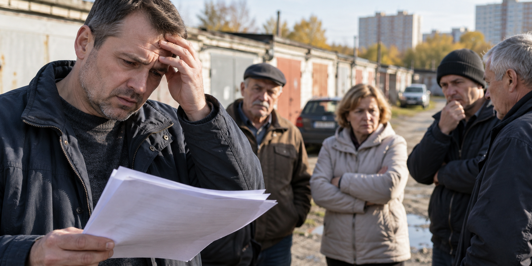 Землю гаражного кооператива продали за 12,4 млн. В протоколе было 64 голоса при 59 членах