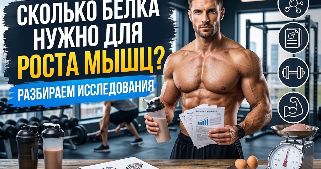 Сколько белка нужно для роста мышц? Разбираем исследования