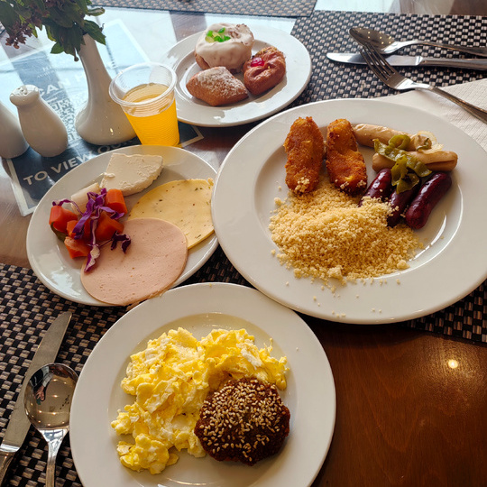 Наш завтрак в отеле Helnan Auberge Fayoum.Часть 3