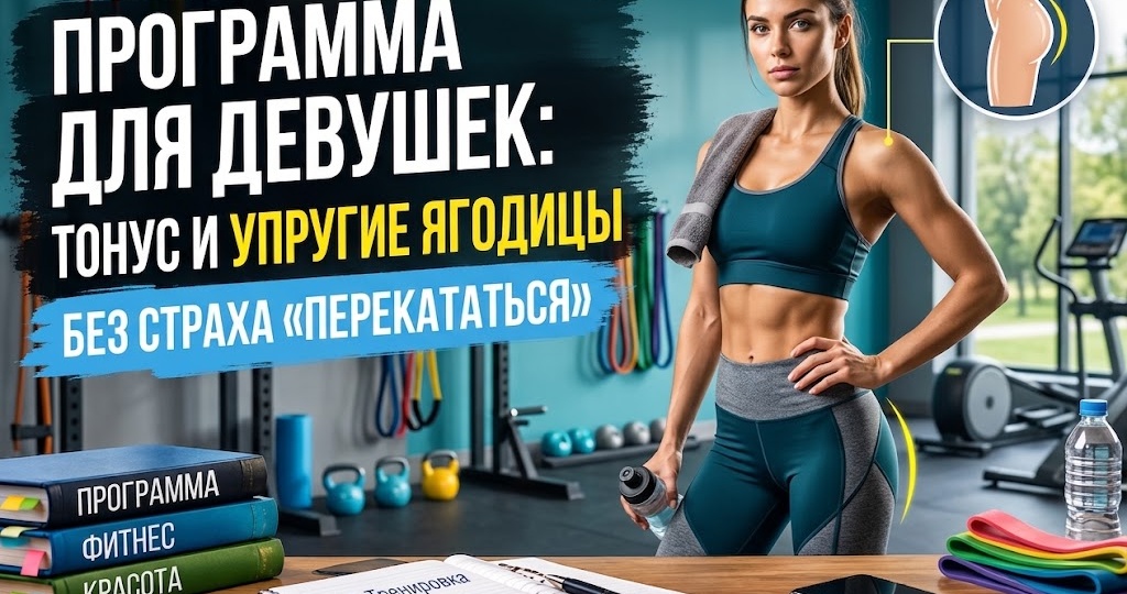 Программа для девушек: тонус и упругие ягодицы без страха «перекачаться»