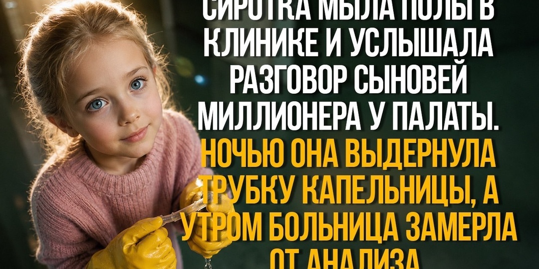Она возила швабру по ночному коридору и шептала. Никто не знал, что она слышала всё