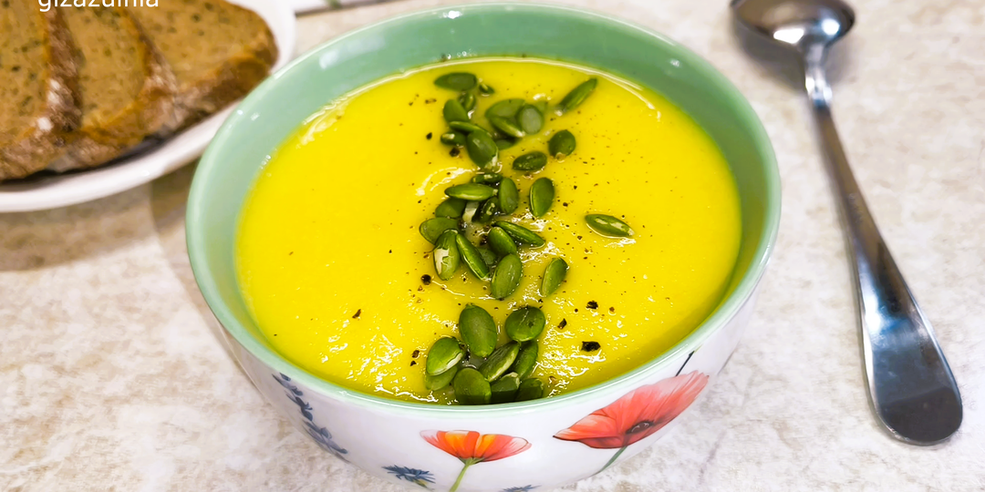 🍽️ Тыквенный крем‑суп с цветной капустой 💛 (фото пошагово)