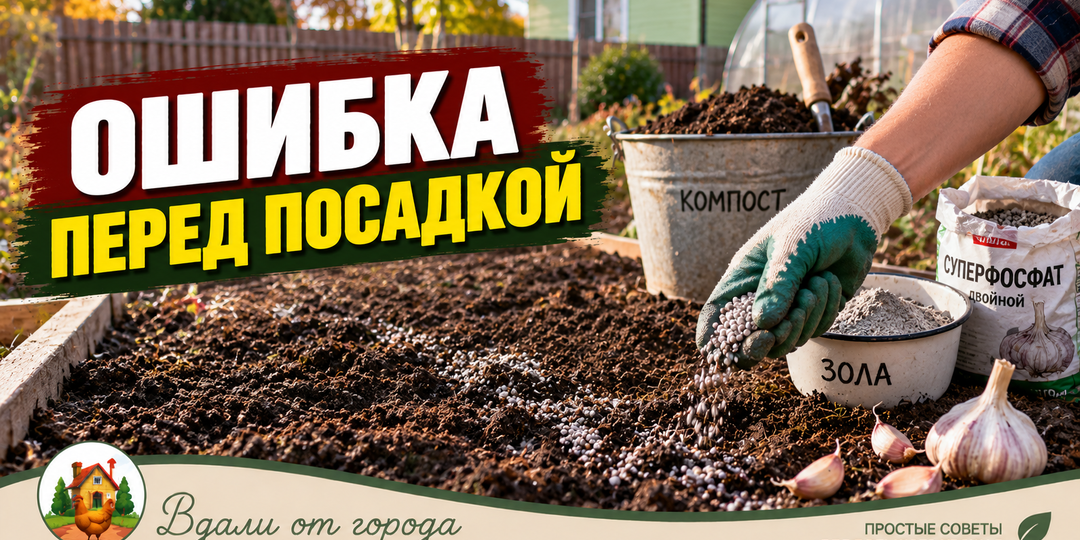 Грядку под чеснок легко испортить осенью: что сделать сейчас, чтобы весной не пожалеть