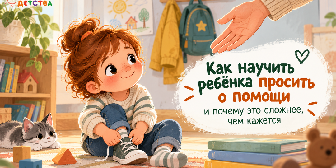 Как научить ребёнка просить о помощи и почему это сложнее, чем кажется