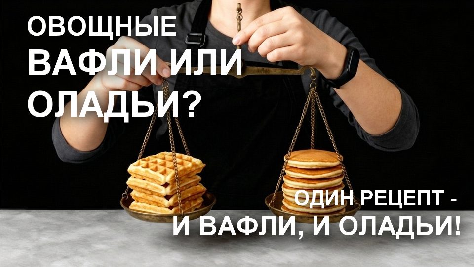 Когда один просит вафли, а второй оладьи, я готовлю и то, и другое, но по одному рецепту