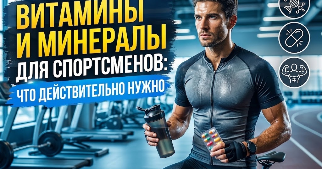 Витамины и минералы для спортсменов: что действительно нужно