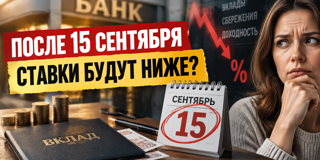 Что будет со вкладами после 15 сентября: банки снижают ставки, а россиянам объяснили, что делать с деньгами