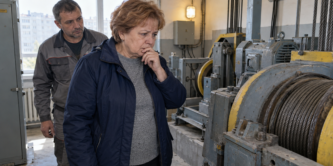 С ТСЖ потребовали 5,7 млн за замену трёх лифтовых машин. Все три старые стояли на месте