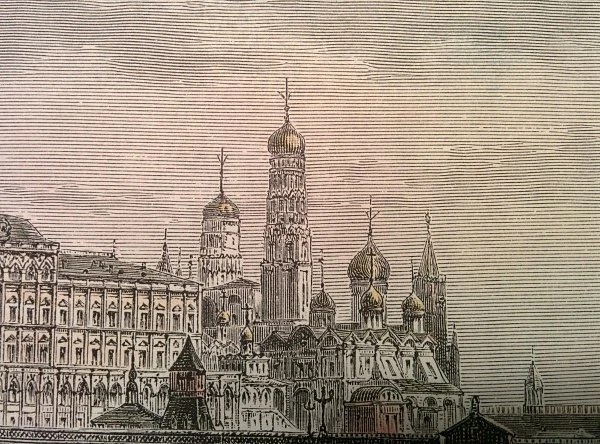 На древних гравюрах на церквях не было крестов
