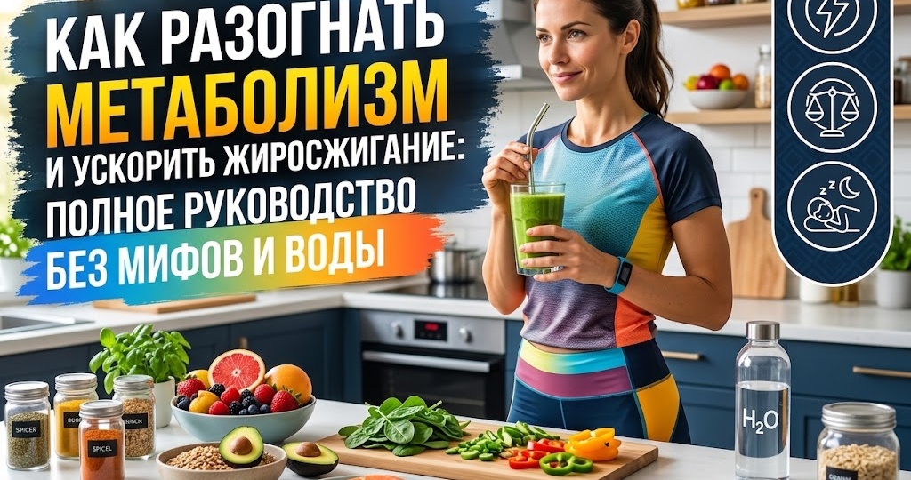 Как разогнать метаболизм и ускорить жиросжигание: полное руководство без мифов и воды