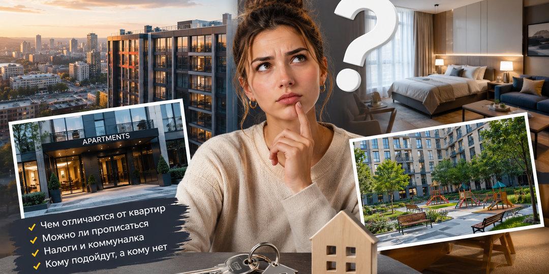 Почему апартаменты в Новосибирске чаще всего стоят дешевле квартир?