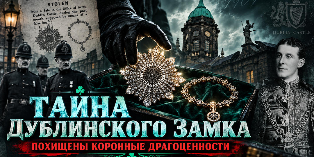 Драгоценности исчезли из сейфа внутри Дублинского замка. Следствие подозревало людей, которых нельзя было допрашивать