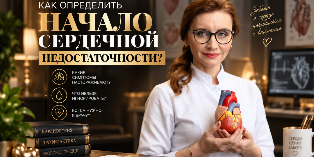 Как определить начало сердечной недостаточности?