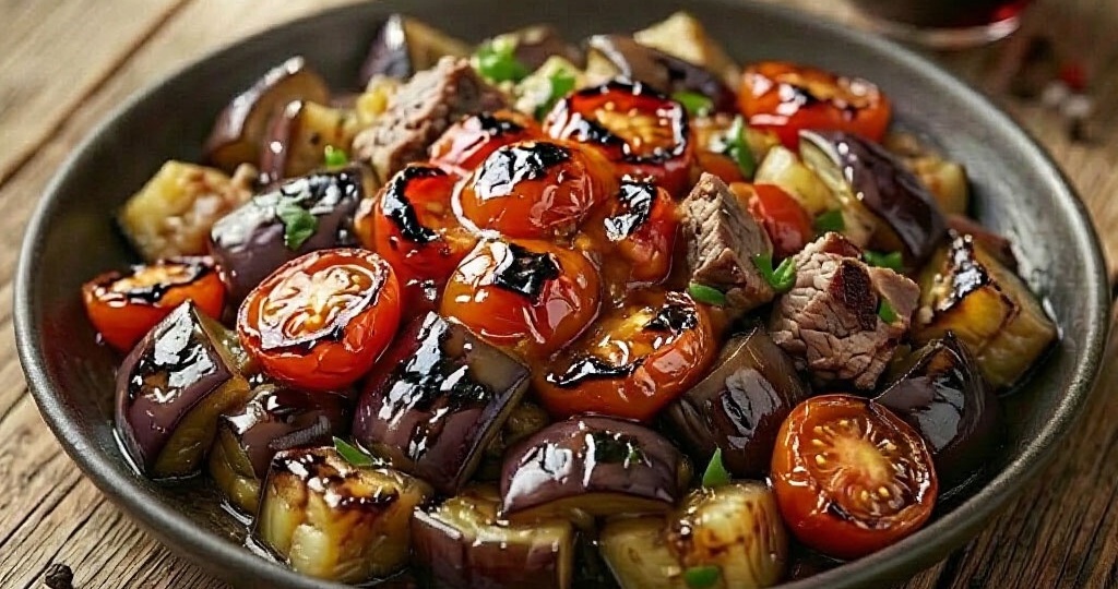 «Эконом-вариант, который хочется готовить снова: баклажаны + мясо + помидоры»