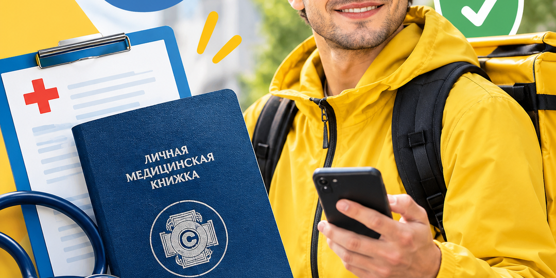 Нужна ли медкнижка курьеру или без нее не выпустят на линию? Разбираемся