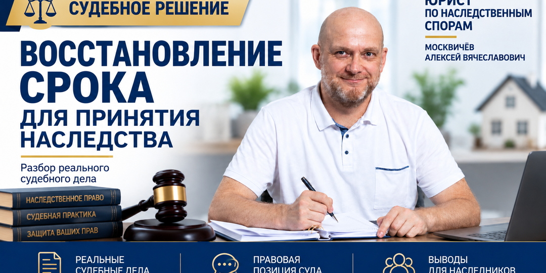 ВОССТАНОВЛЕНИЕ СРОКА ДЛЯ ПРИНЯТИЯ НАСЛЕДСТВА