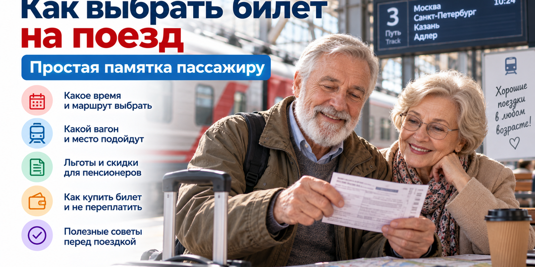 Как выбрать билет на поезд: простая памятка пассажиру