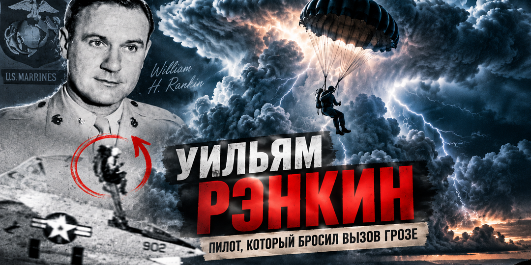 Уильям Рэнкин: пилот катапультировался прямо внутрь грозового облака и провёл там 40 минут
