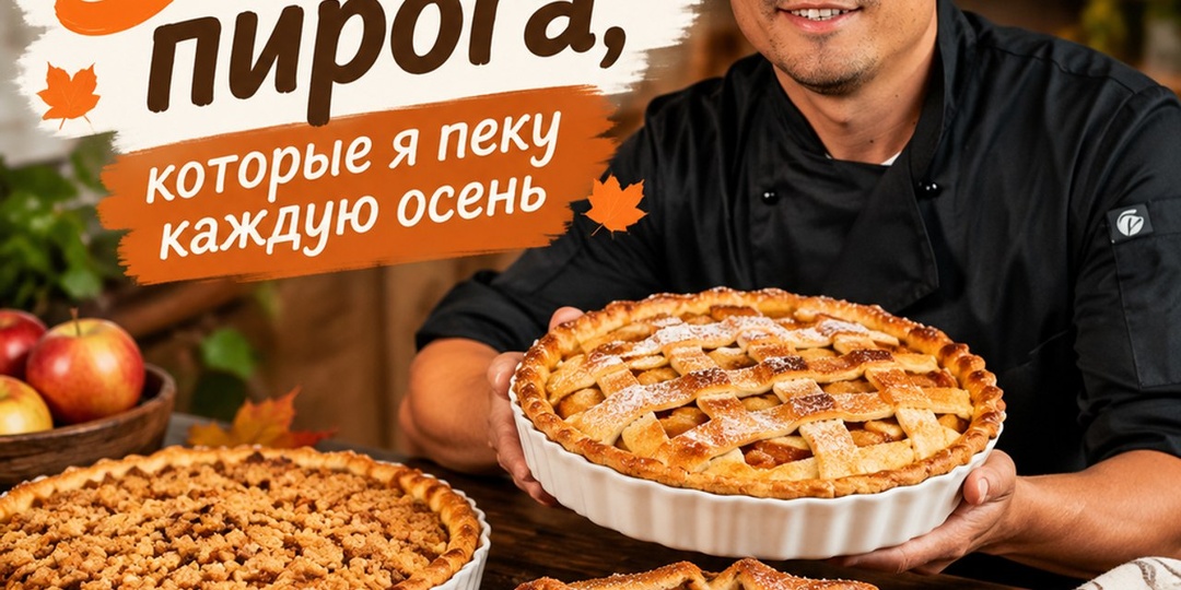 3 яблочных пирога, которые я пеку каждую осень
