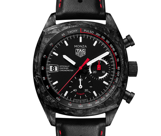 TAG Heuer вернула Monza к 50-летию модели в карбоновом корпусе