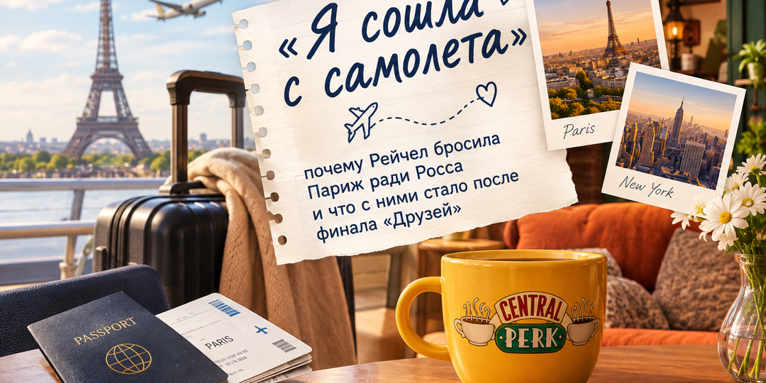 «Я сошла с самолета»: почему Рейчел бросила Париж ради Росса и что с ними стало после финала «Друзей»