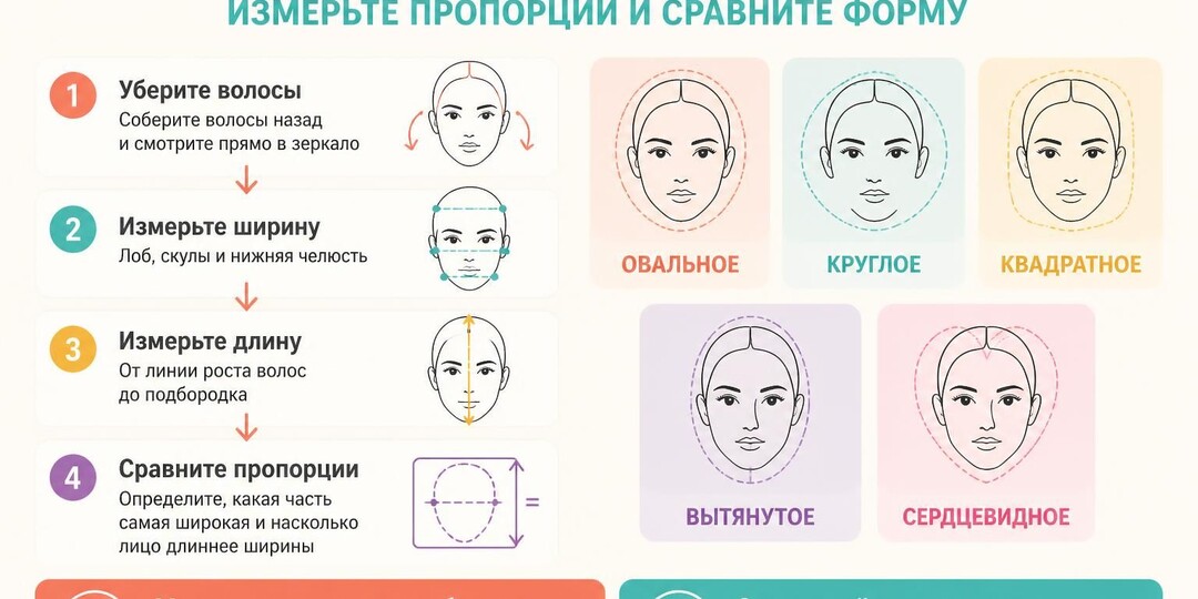 Как определить тип лица: 3 способа для мастера и клиента