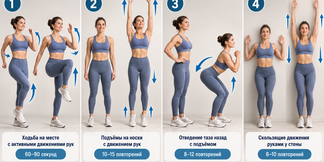 Утром тело не просыпается? 4 упражнения, которые мягко возвращают энергию