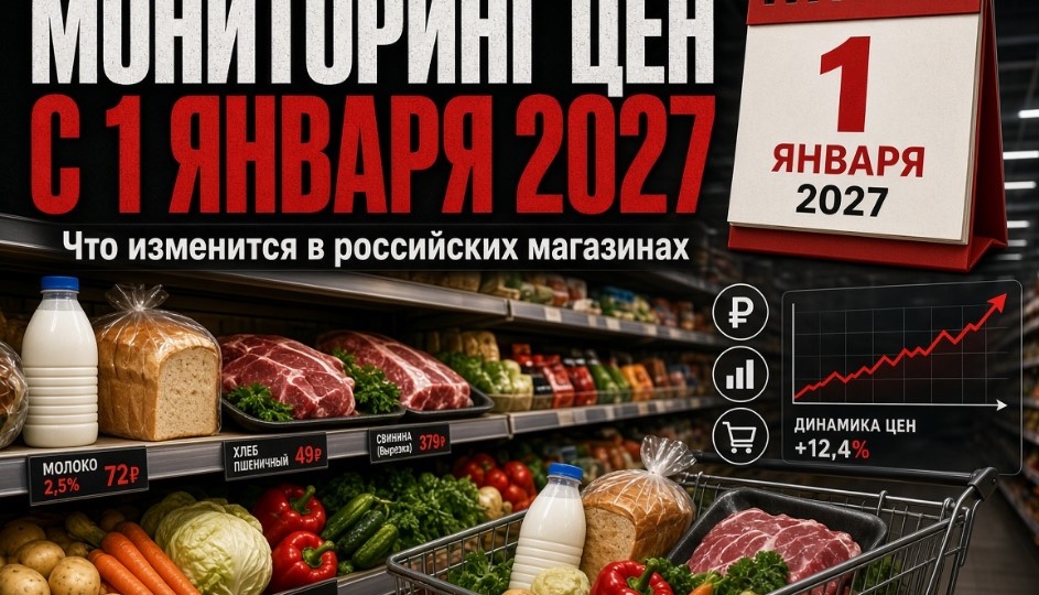 Что изменится в российских магазинах с 1 января 2027 года: новые правила мониторинга цен на продукты
