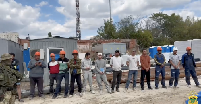 Полицейские провели рейд на стройке в Краснодаре