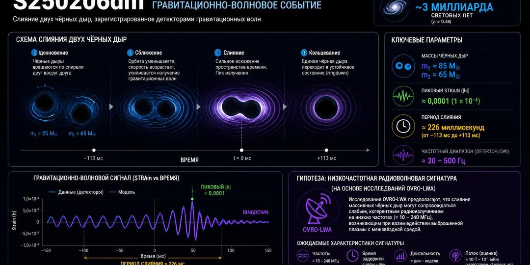 Гравитационное событие S250206dm близкое к земле