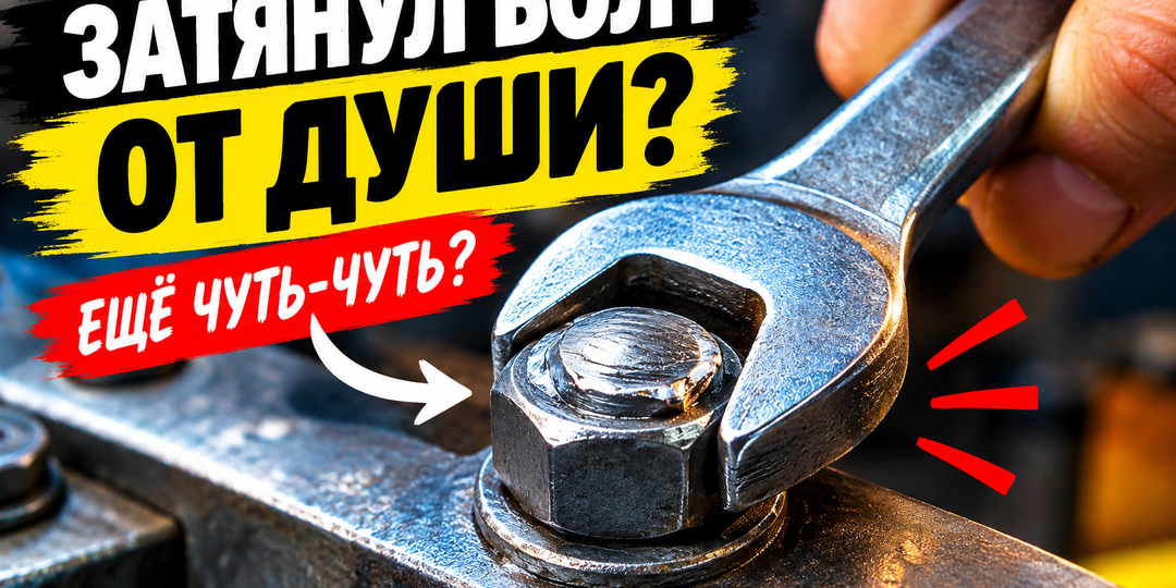 Затянул болт от души? Жди беды