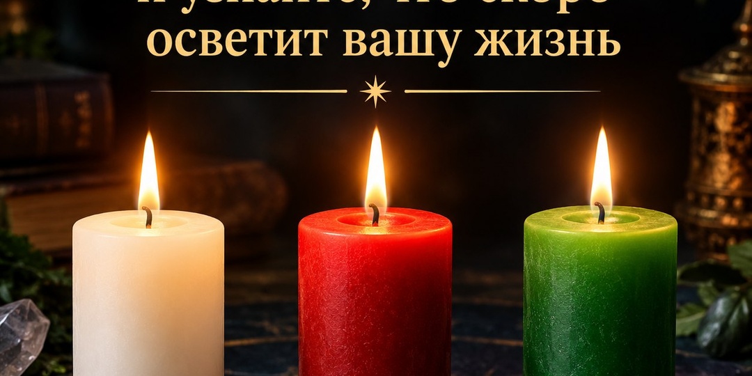 Выберите свечу и узнайте, что скоро осветит вашу жизнь