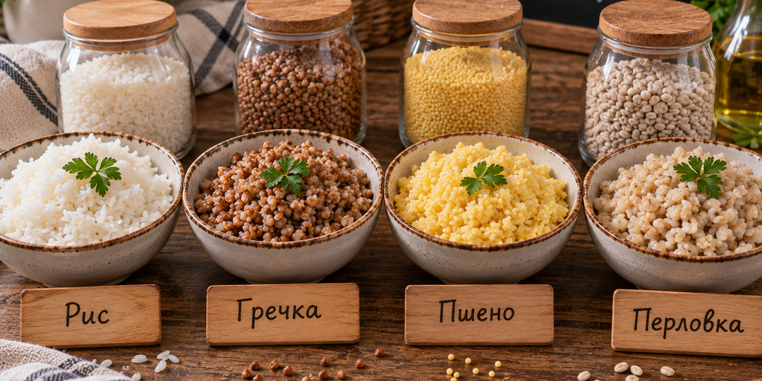 Сколько варить крупы и сколько наливать воды: рис, гречка, пшено и перловка — простая памятка