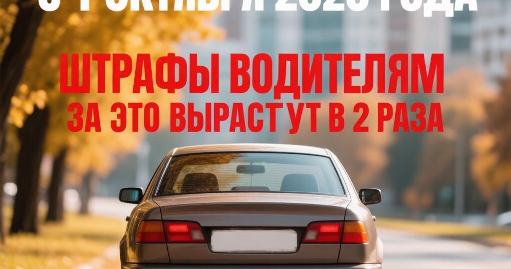 С 1 октября 2026 года штрафы за это вырастут в 2 раза. Проверьте, не попадаете ли вы