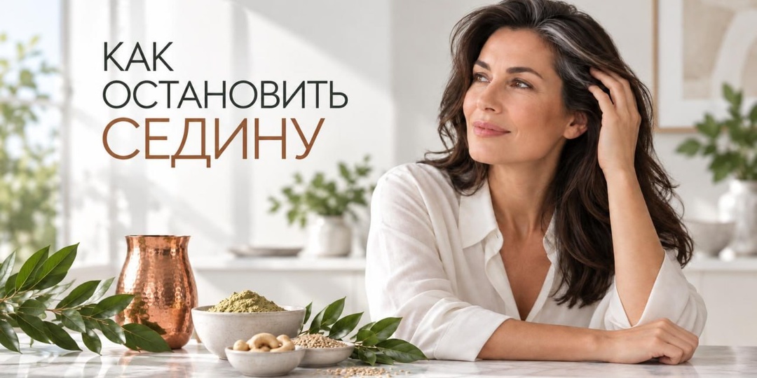 Как остановить седину