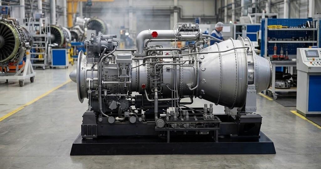 ОДК показала морской двигатель Е70/8РД мощностью 8 МВт: он переходит с газа на дизель без остановки
