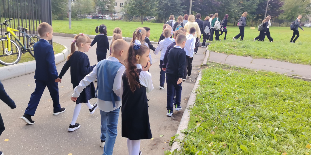 Новости 1 класса. Появилось расписание, эвакуация.