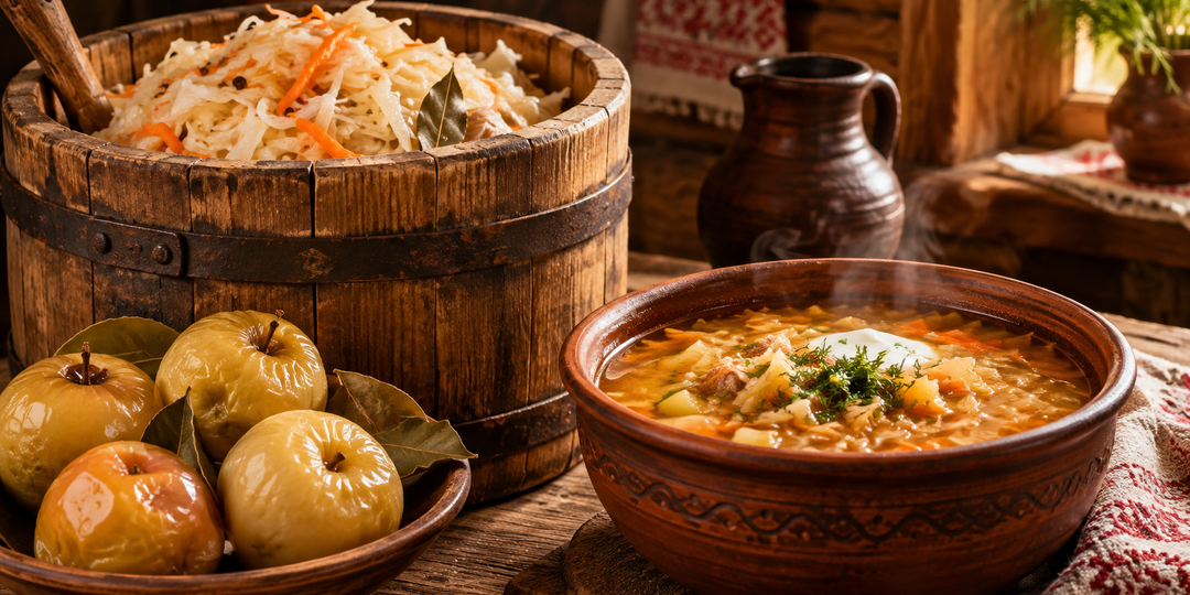 Кислые щи и мочёные яблоки: почему русская кухня такая кислая