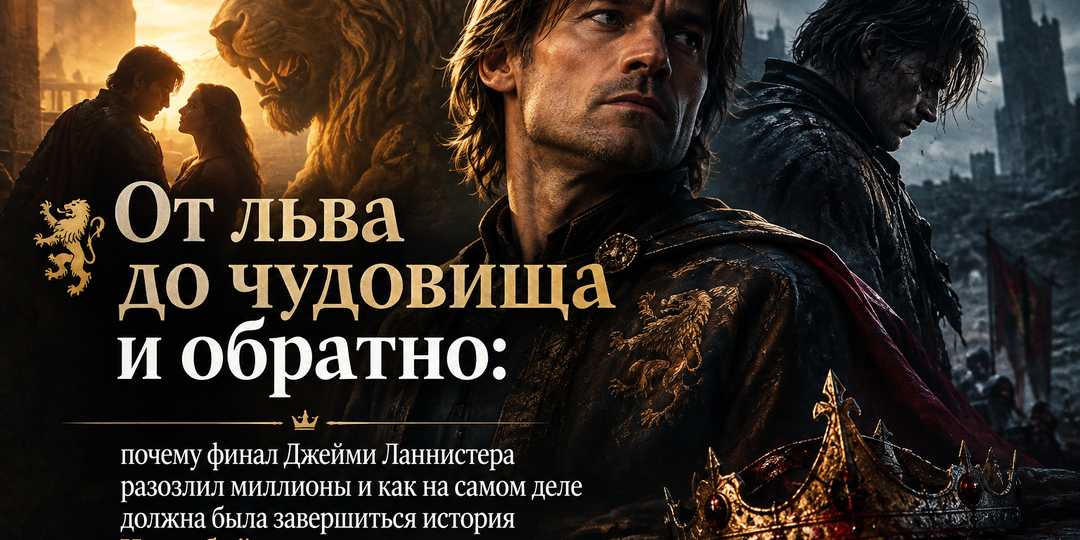 От льва до чудовища и обратно: почему финал Джейми Ланнистера разозлил миллионы и как на самом деле должна была завершиться история Цареубий