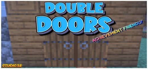 Аддон Двойные двери (Double Doors) для Minecraft PE (Bedrock)