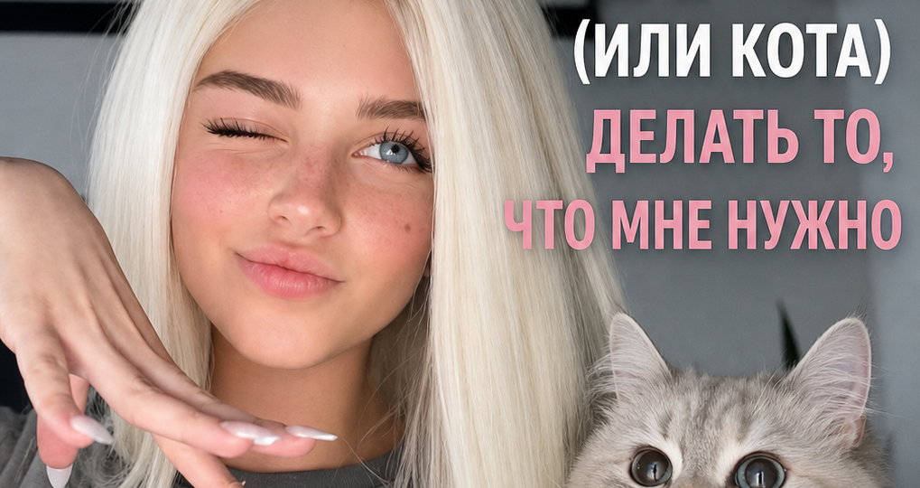 3 фразы, которые заставляют его (или кота) делать то, что мне нужно: женская хитрость без манипуляций