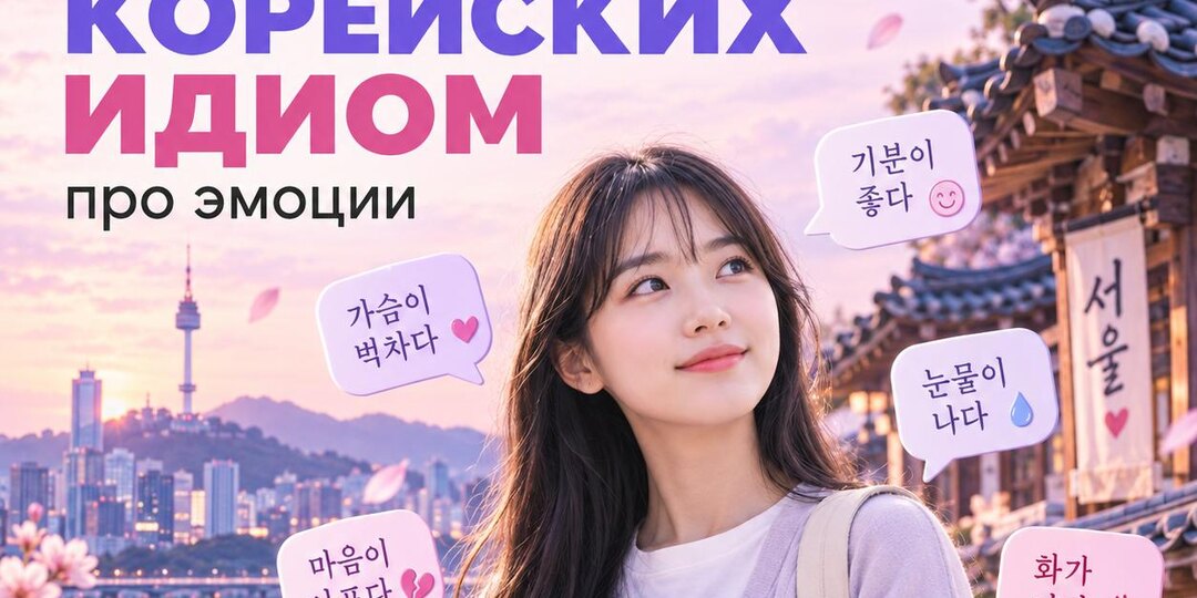 🇰🇷 Топ-5 корейских идиом про эмоции