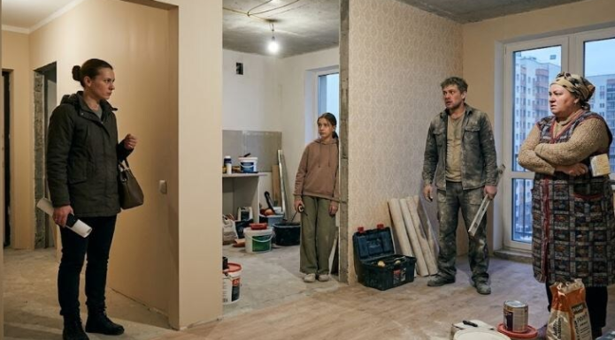 Свекор отдал ключи от нашей пустующей новостройки дальним родственникам. Когда я приехала, там уже шел ремонт