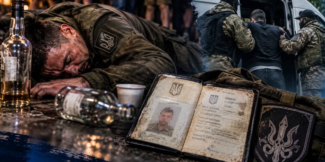 Обоссавшегося пьяного бойца элитного подразделения ВСУ «Кракен» избили собутыльники