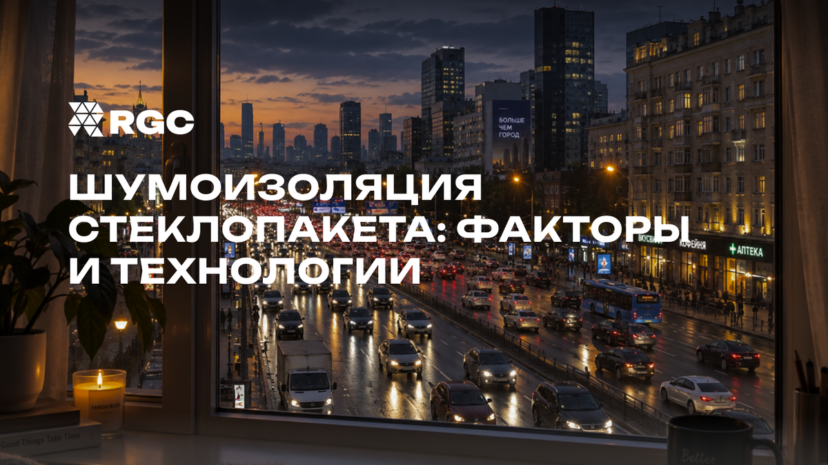 Шумоизоляция стеклопакета
