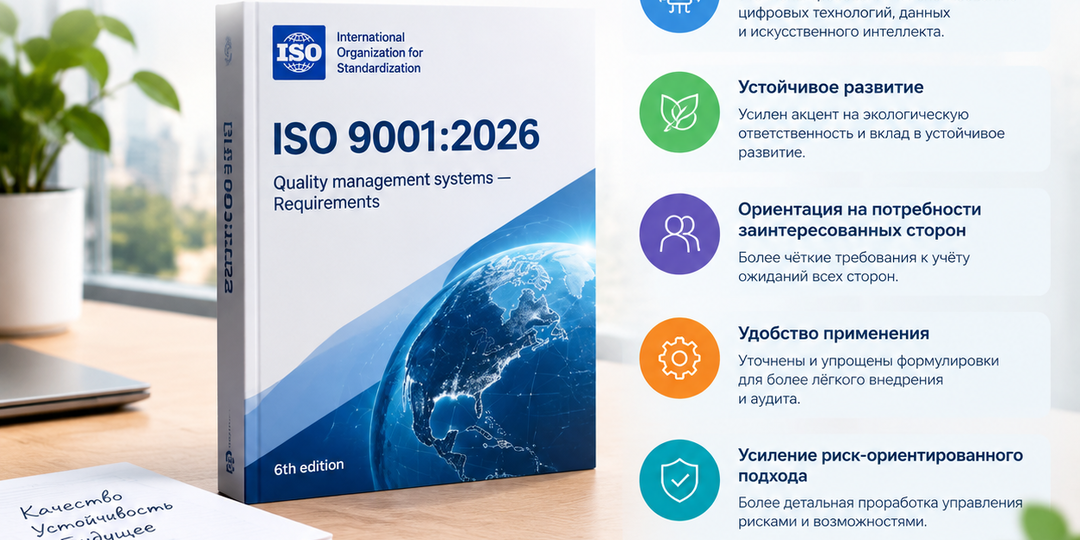 ISO 9001:2026: Ключевые изменения и требования новой редакции ведущего стандарта менеджмента качества