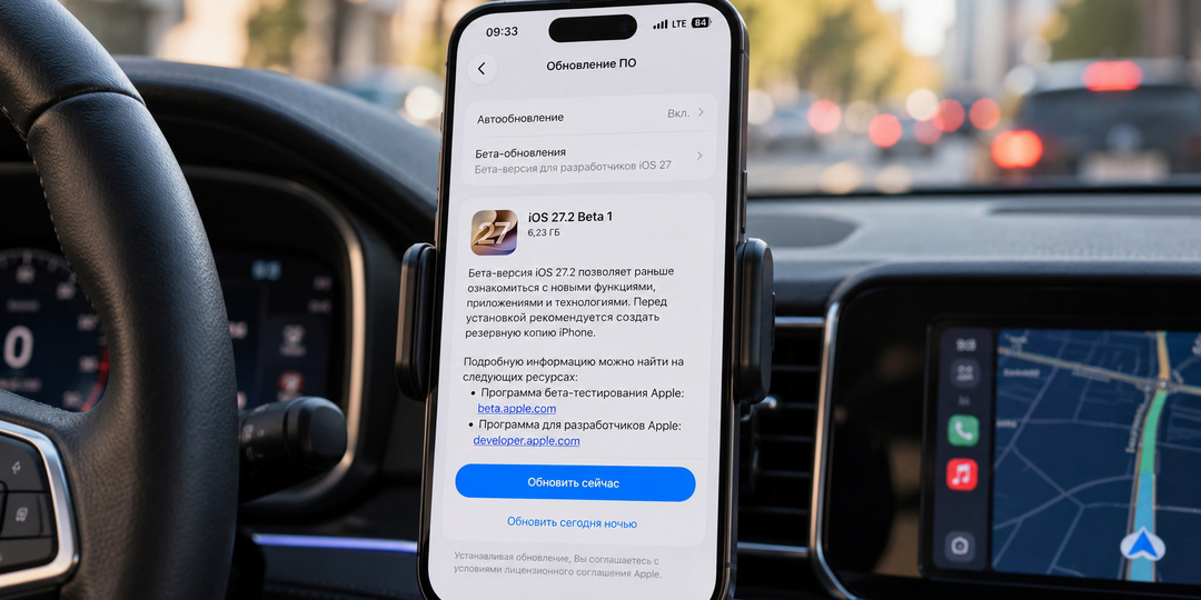 Все новые функции iOS 27.2 beta 1