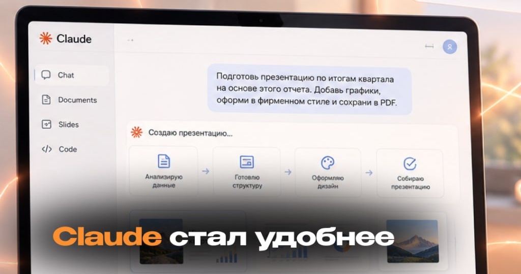 Всё в одном окне: Anthropic полностью объединила генераторы документов и презентаций внутри Claude