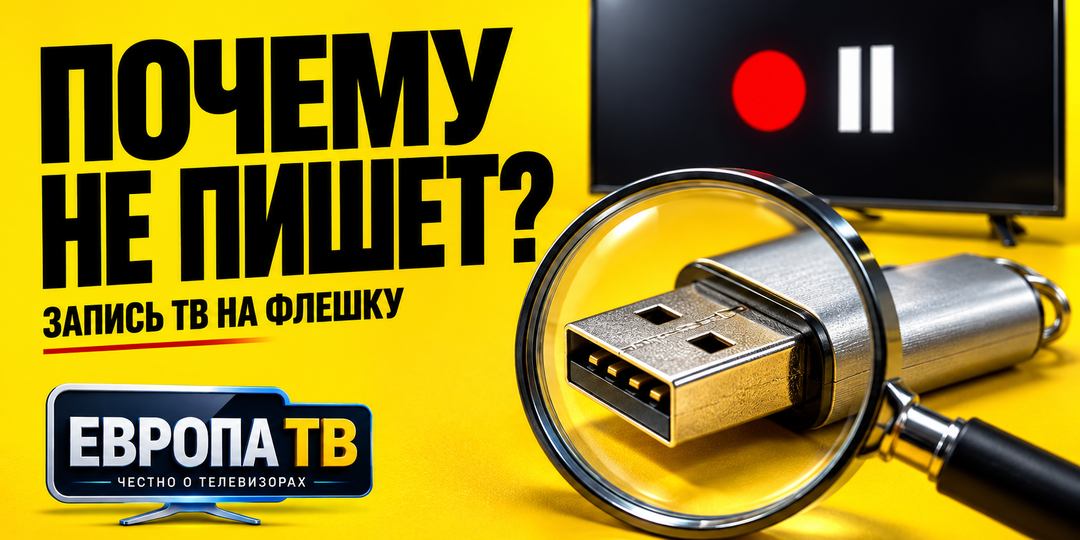 Почему на телевизоре не работает запись эфира на флешку
