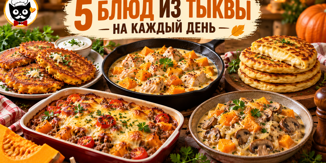 Что приготовить из тыквы кроме каши: 5 несладких блюд, которые стоит попробовать этой осенью